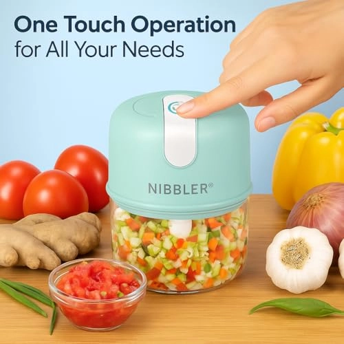 Mini Electric Chopper - 250ml Rechargeable Cordless