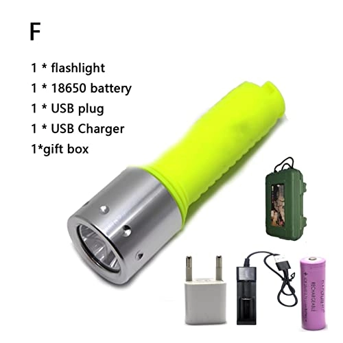 Professional Submersible Light - 5000 lumens 100M 18650/26650