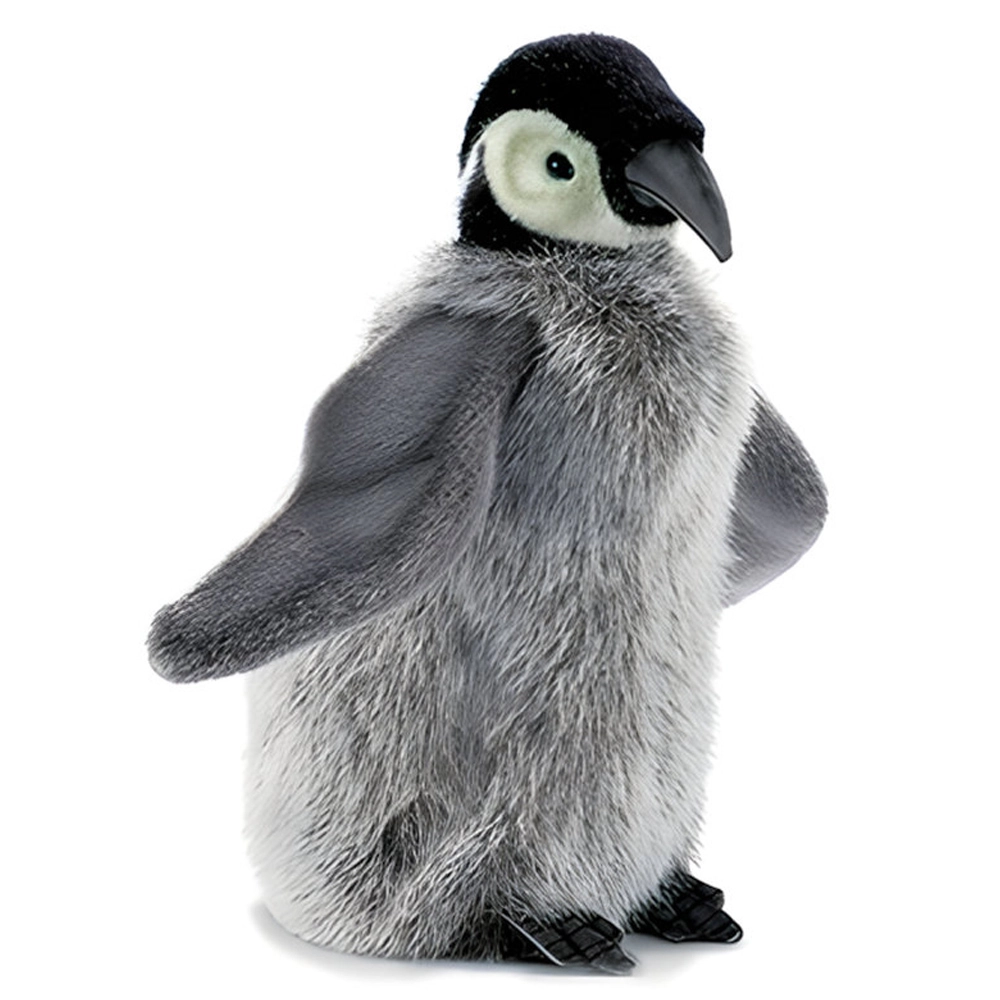 HANSA LOCAL Penguin Chick 4669 Plush - GREY 5.25 x 3.5 x 6 in