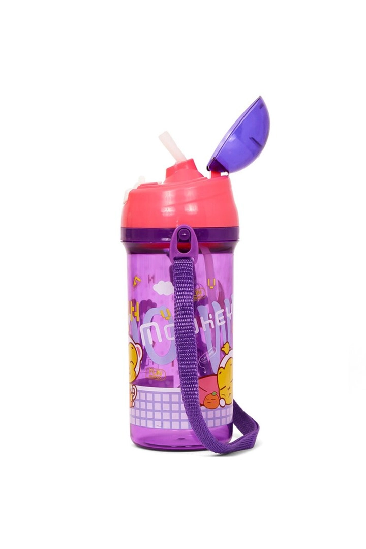 Kids Water Bottle - One Touch Button 600 ml