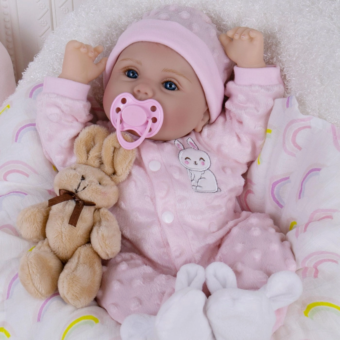 Reborn Baby Doll - 18-Inch Silicone Ages 3+