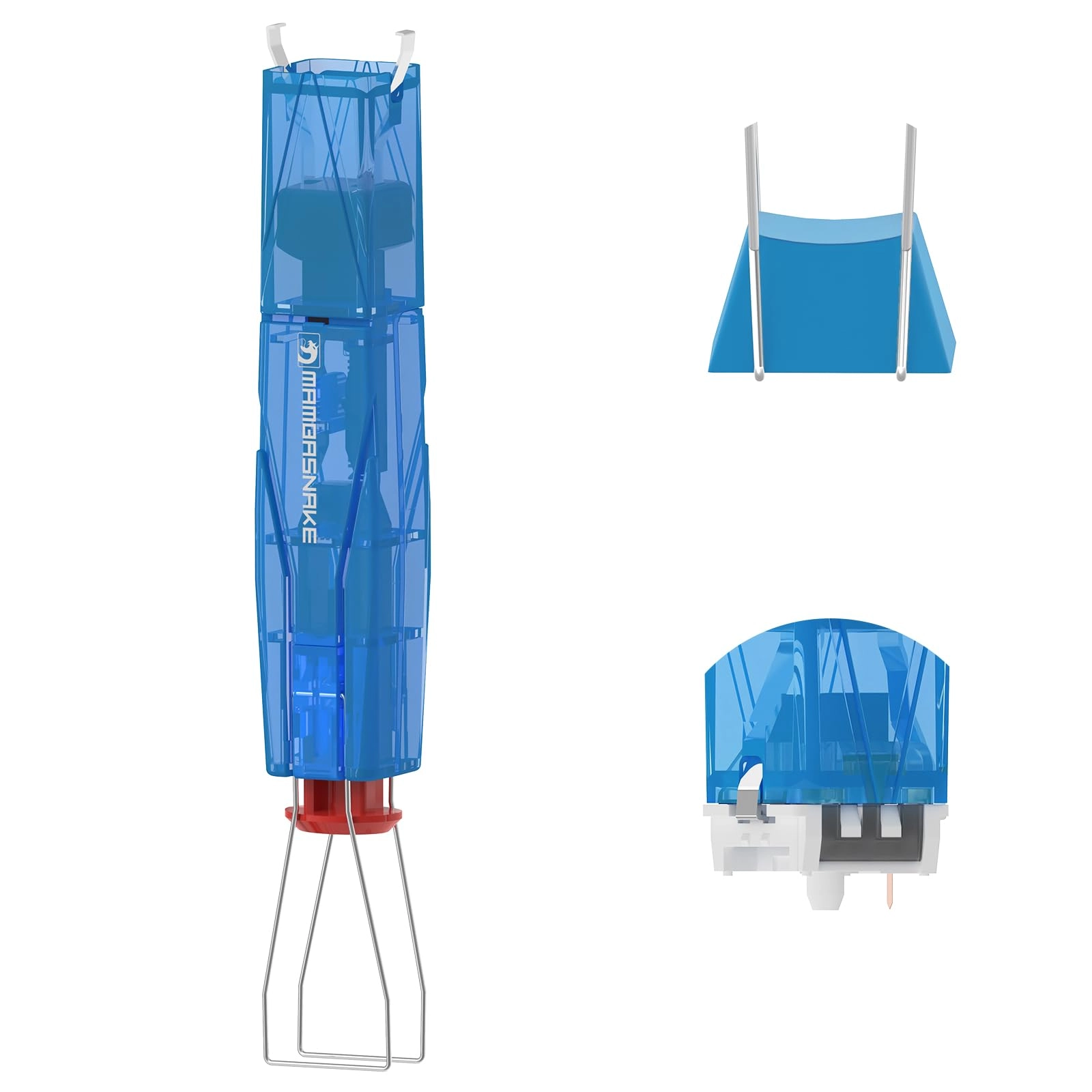 2-in-1 Keycap Switch Puller - 304 Stainless Steel Blue