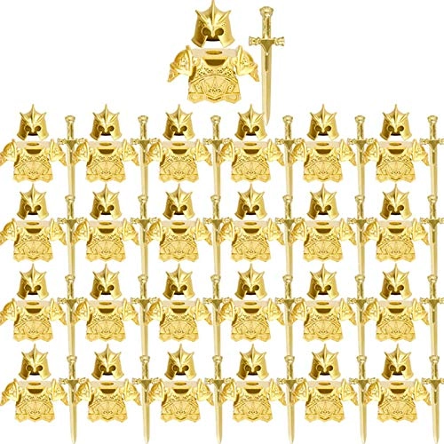 Mini knight figures armour accessories - 75 pieces