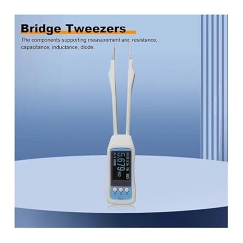 LCR Bridge Meter - Digital Display Handheld Tweezer Tester