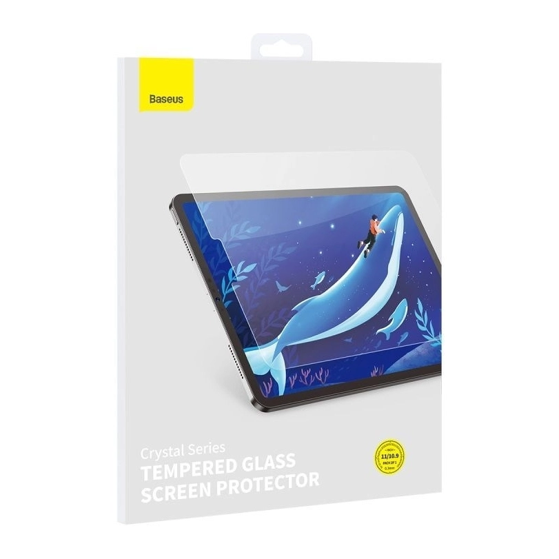 Baseus Clear Tempered Glass Screen Protector for iPad Pro 11