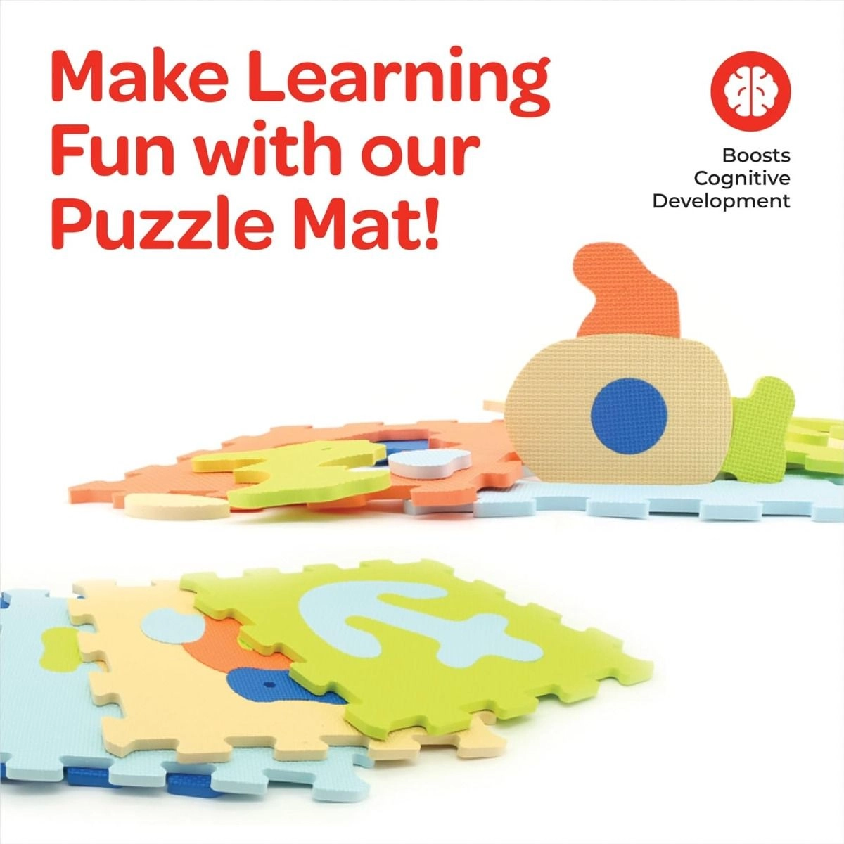 Puzzle Activity Floor Mat - Ocean World Suitable for 10 months & above