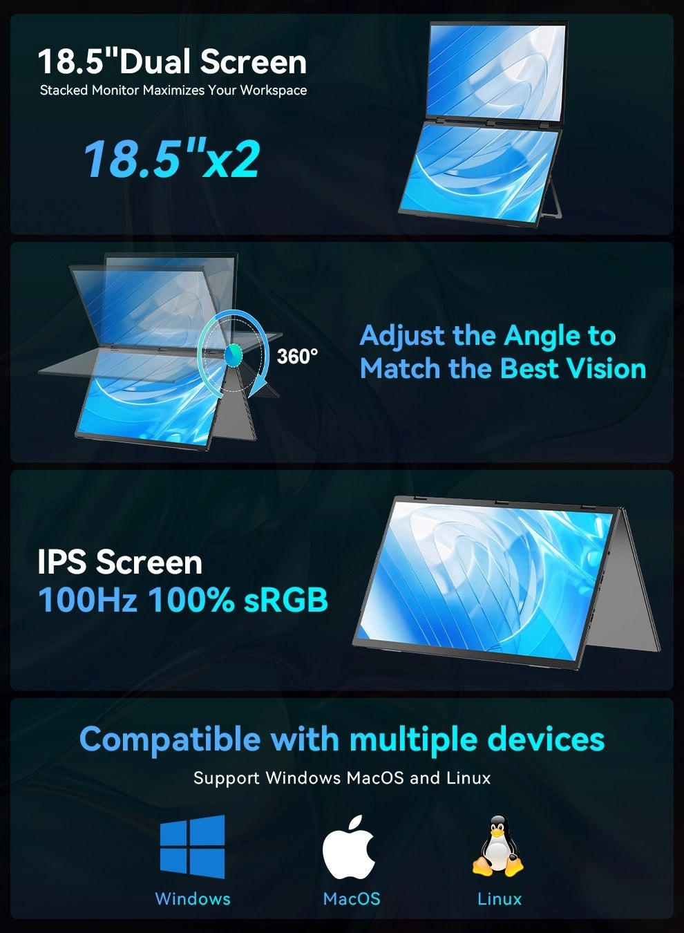 M185J01 - 18.5 Inches FHD 1080p