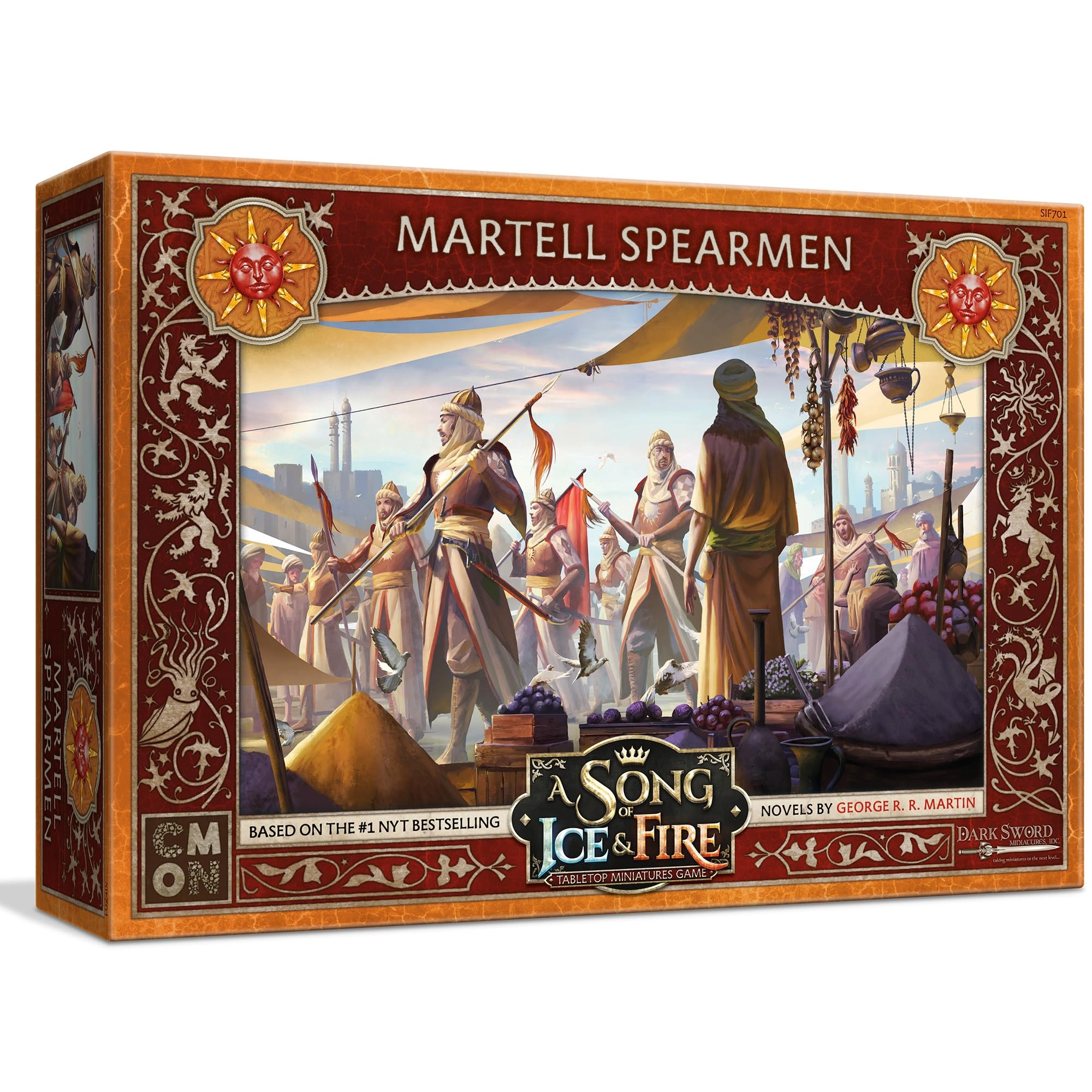 CMON A Song of Ice & Fire: Tabletop Miniatures Game Martell Spearmen Unit Box