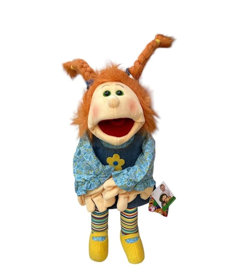 Matthies Spielprodukte GmbH & Co KG Tanni Living Hand Puppet - 45cm Removable denim dress