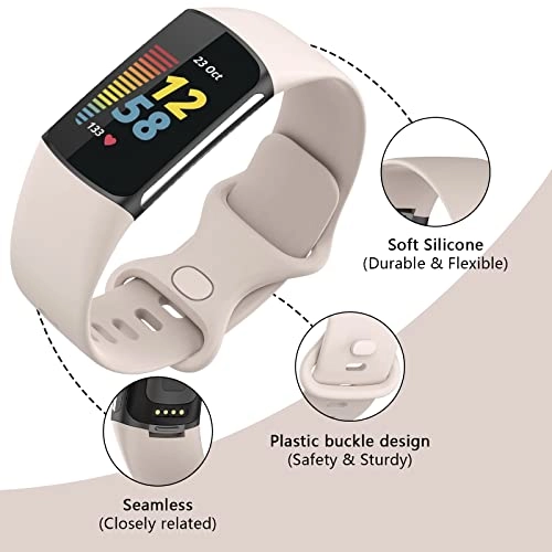 Silicone Watch Band for Fitbit Charge 5