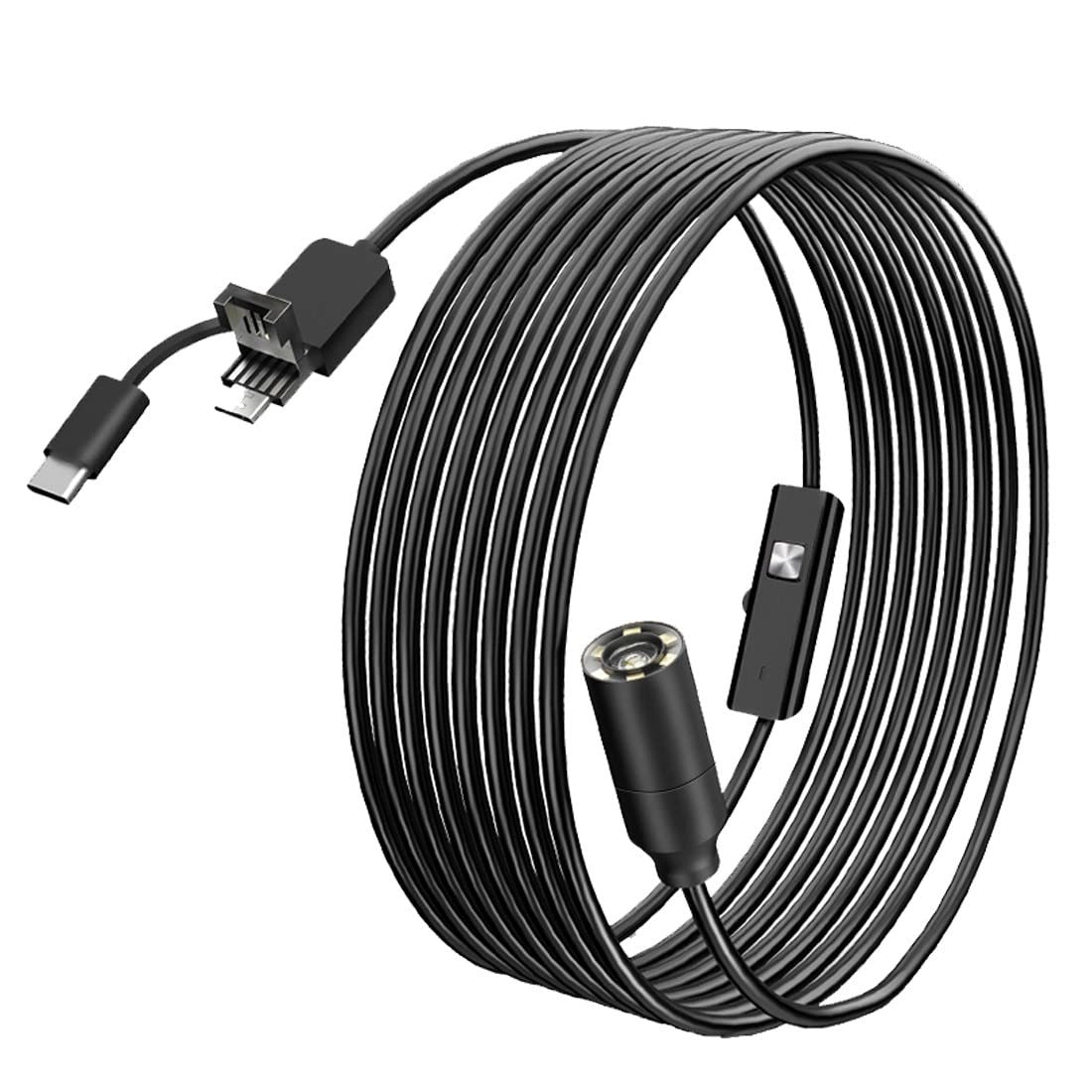 SOSSEG 3-in-1 Autofocus Endoscope - 14.2mm 10m