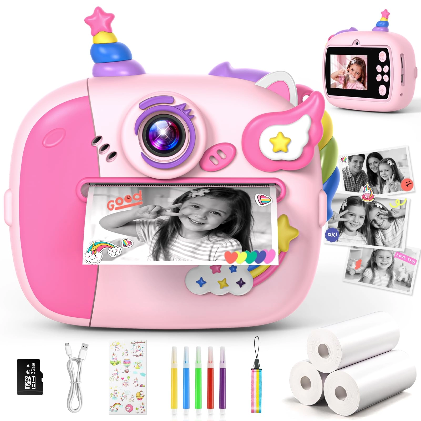 Wootoyz Instant Print Camera