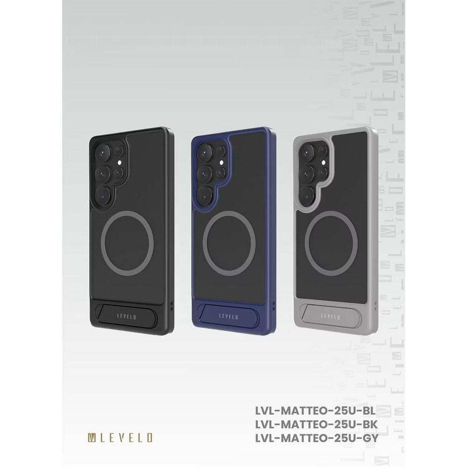 Matteo Grip Case with MagSafe for Samsung Galaxy S25 Ultra