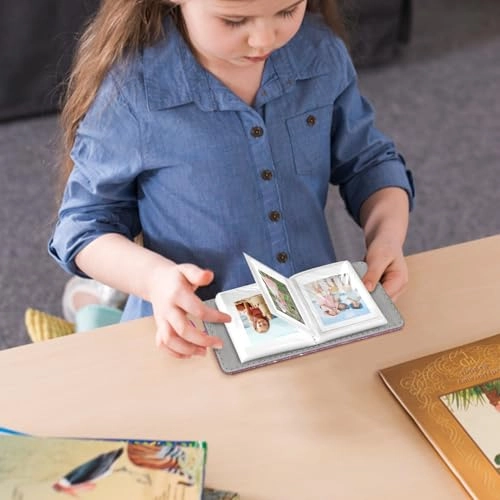 2x3" 52 Pockets PU PVC Paper Photo Album