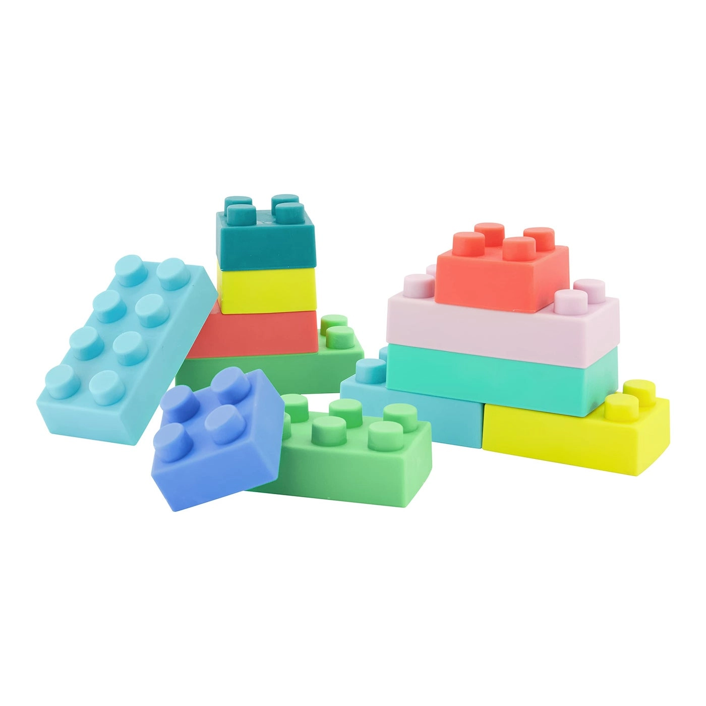 Infantino Super Soft Building Blocks - 12pcs