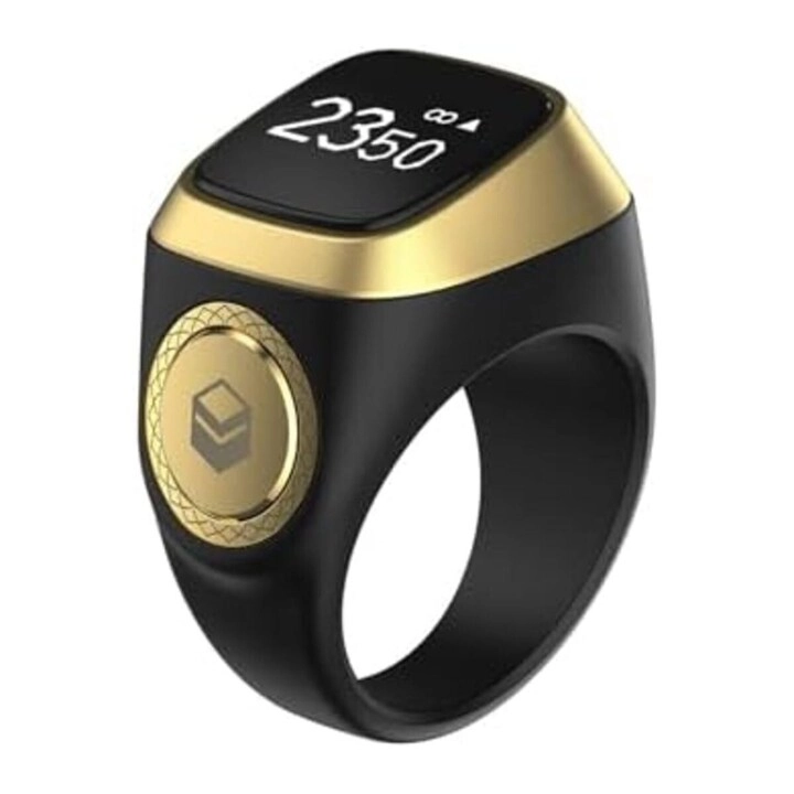 Smart Zikr Ring - OLED display Bluetooth