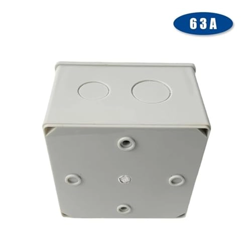 Changeover Cam Hands Rotary Switch - 63A 2 Pole 8 Terminals IP65