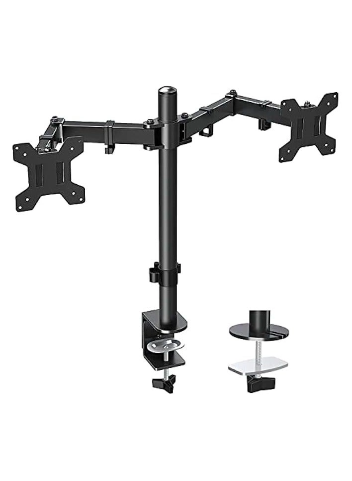 Dual Monitor Mount - 2 Monitors 32 inches 75mm or 100mm