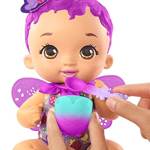 My Garden Baby Butterfly Doll - 30-cm / 12-in Raspberry-Scented Color-Change Accessories