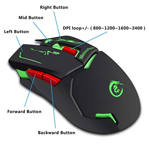 RGB Wireless Gaming Mouse - USB
