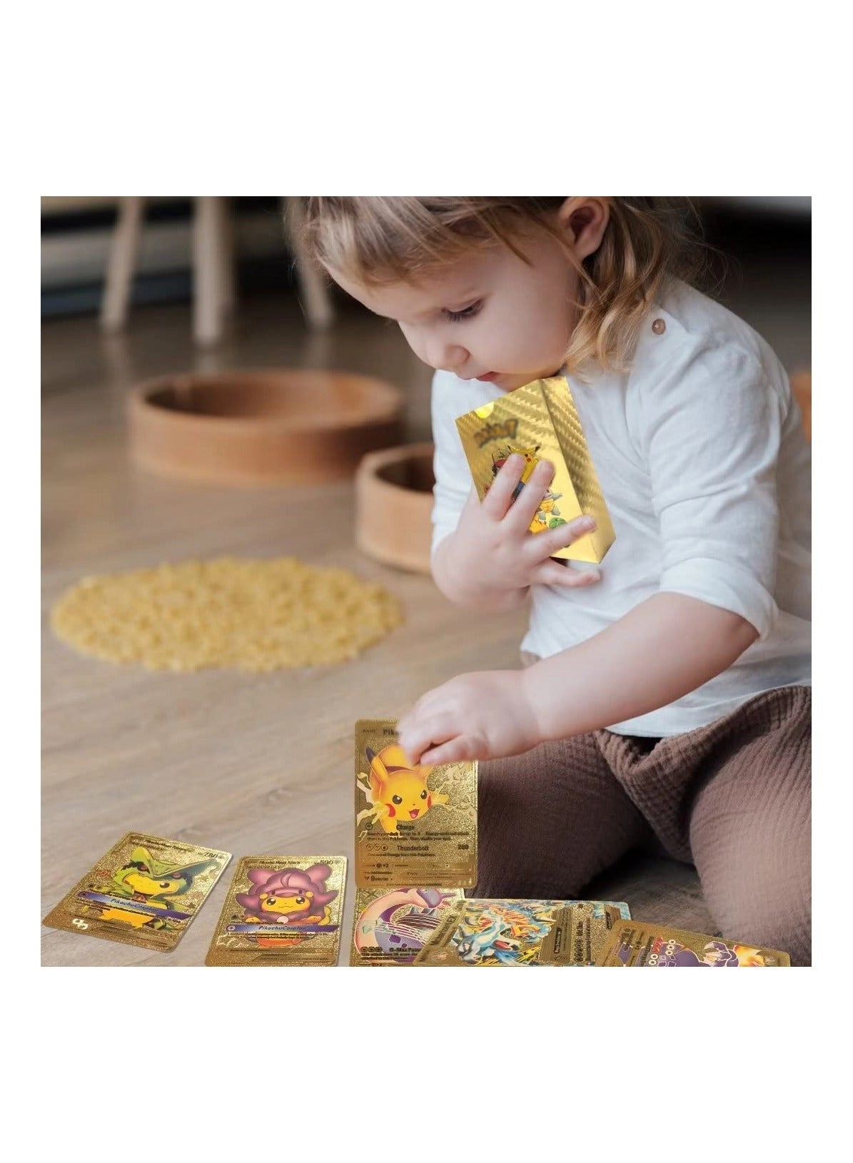 Assorted Cards Deck Box Set - Gold 55pcs