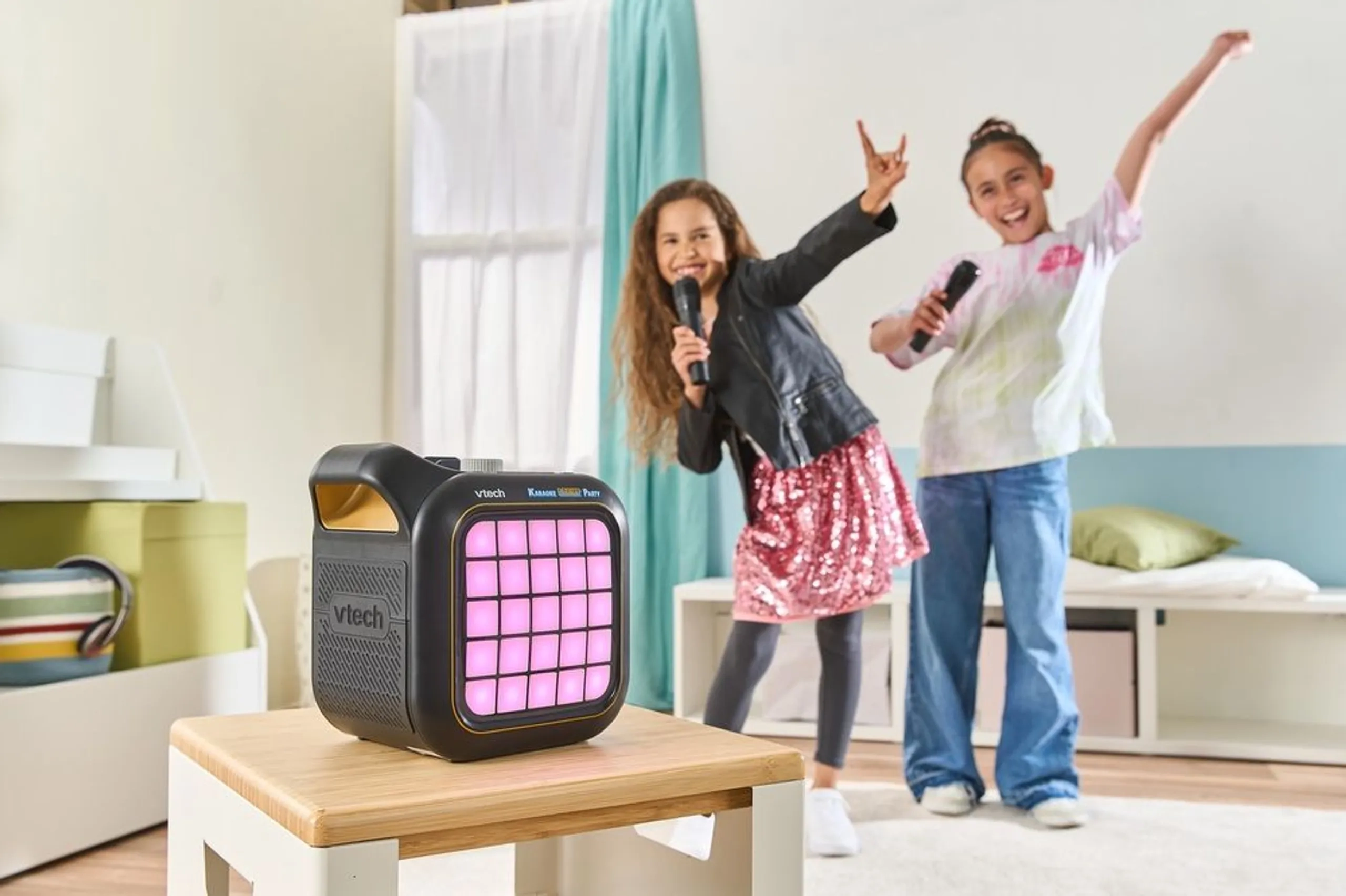 Karaoke Light Party Karaoke Machine - 2 wireless mics 35W