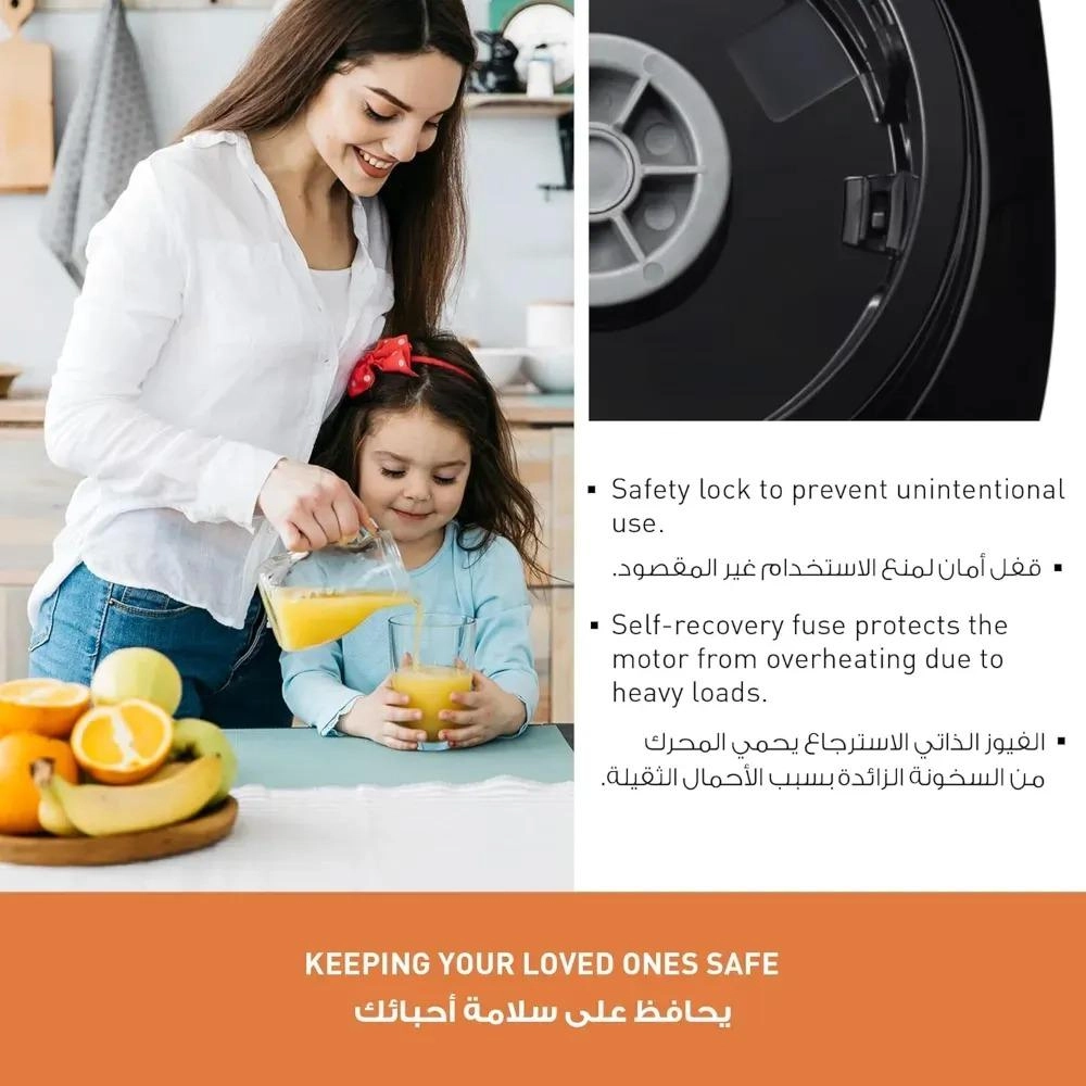 MX-CP3121KTZ - 3 Speeds Dual Dry Mills Safety Lock