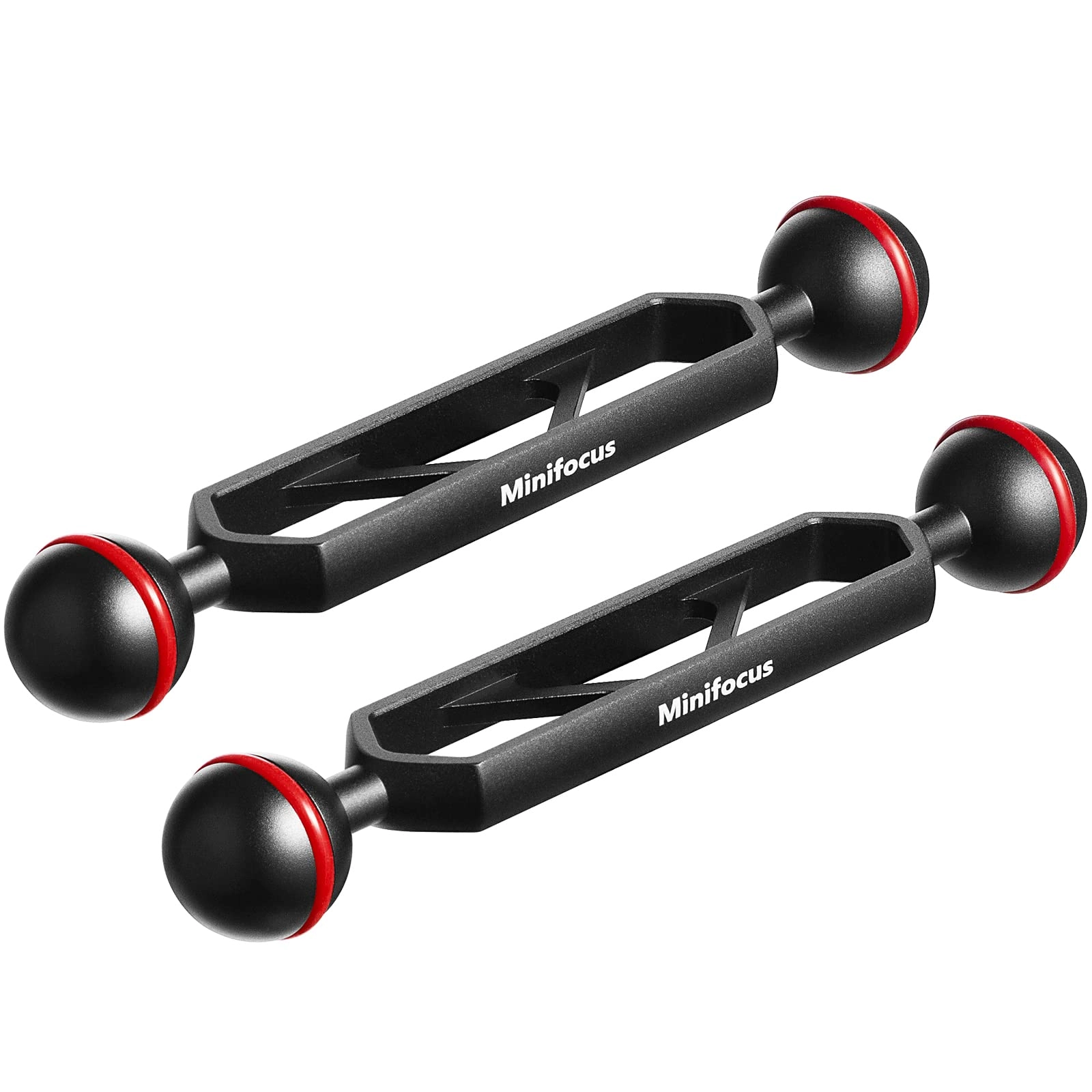 MINIFOCUS 6" Double Ball Aluminum Extension Arm - 1" Ball CNC Aluminum Pack