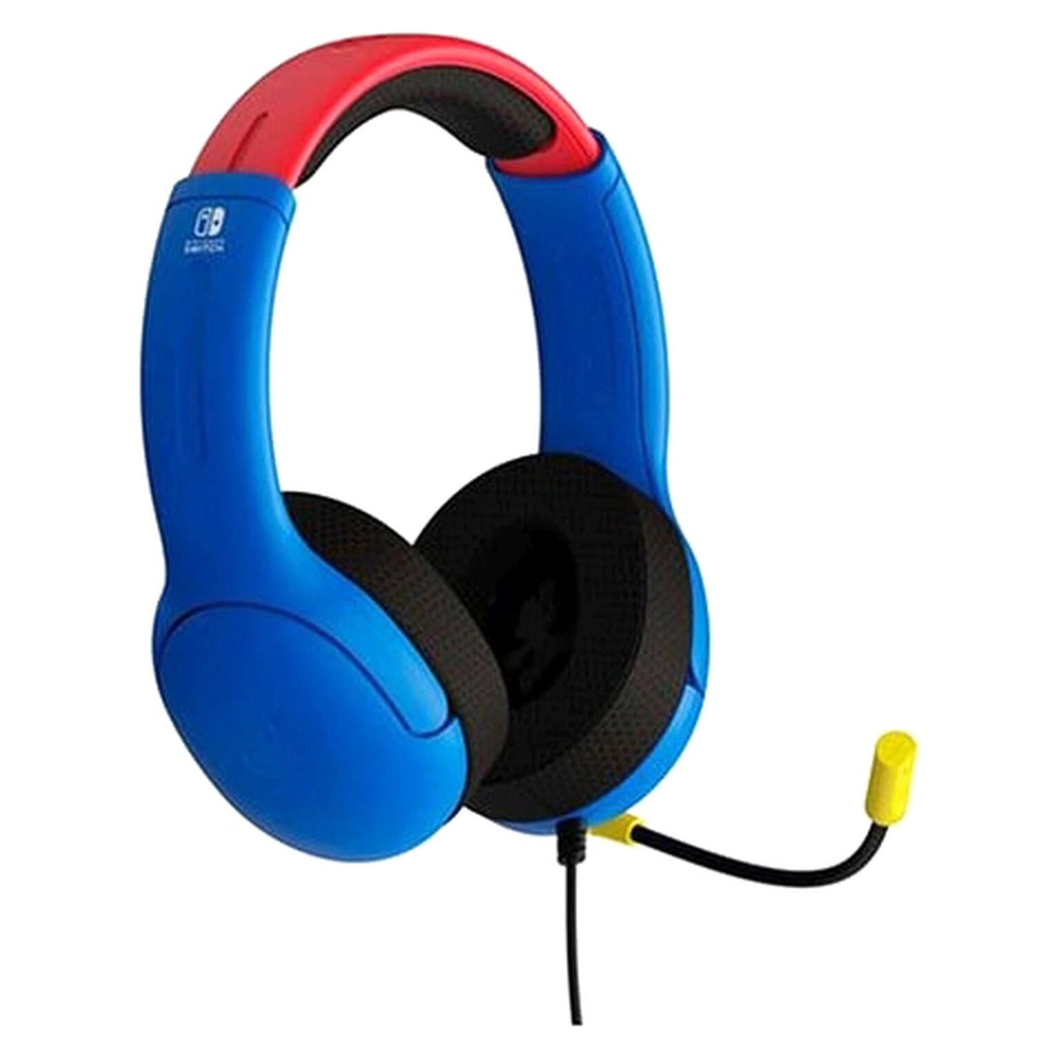 Power Pose Super Mario Wired Over-Ear Headset + Power Pose Mario Rematch Wired Controller - Nintendo Switch