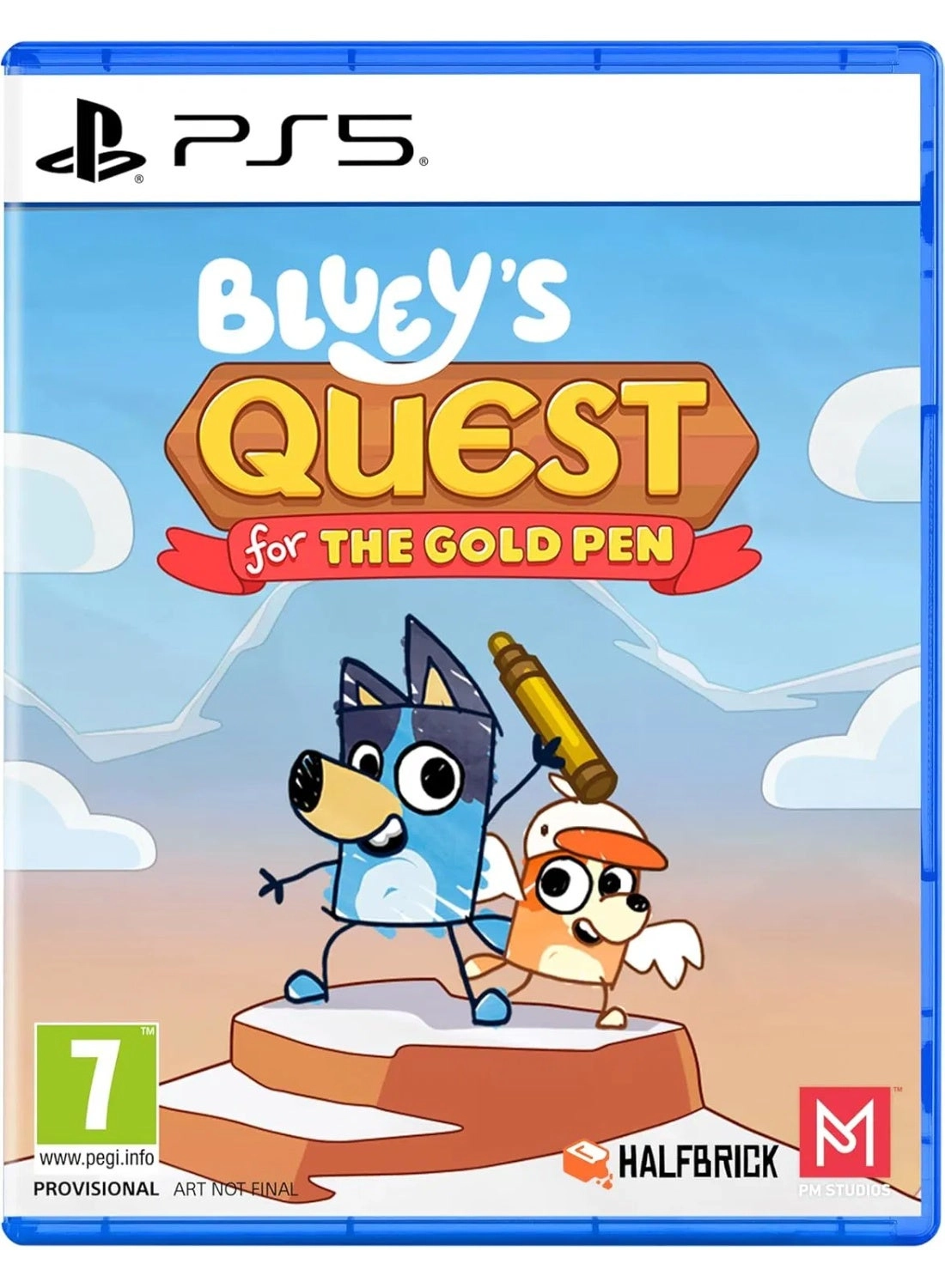 Bluey's Quest for the Gold Pen