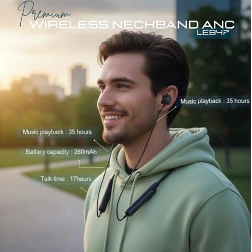 LEB47-BK Wireless Headset