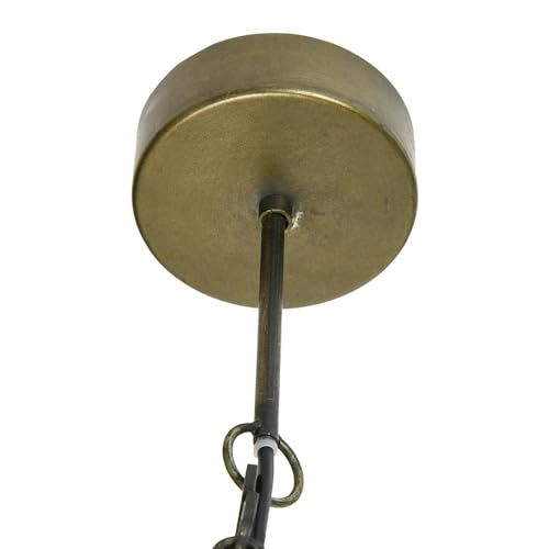 DA4433 Square Wood and Metal Chandelier