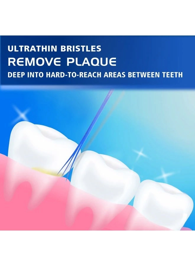 Replacement Toothbrush Heads - 4 Count Soft Ultrathin Bristles