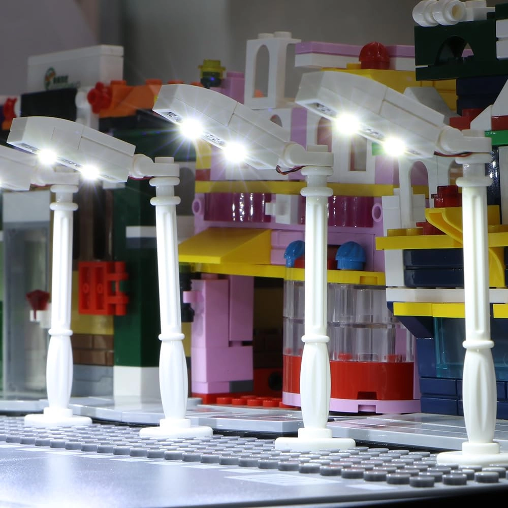 TEDDOO Building Block Street Lights (2039 11062) - LED White Light