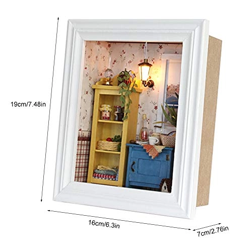 3D Wooden Puzzle Miniature House - Kit LED Lights