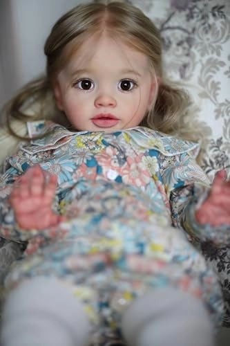 Reborn Doll - 26-inch Vinyl Rooted Hair Ages 3+