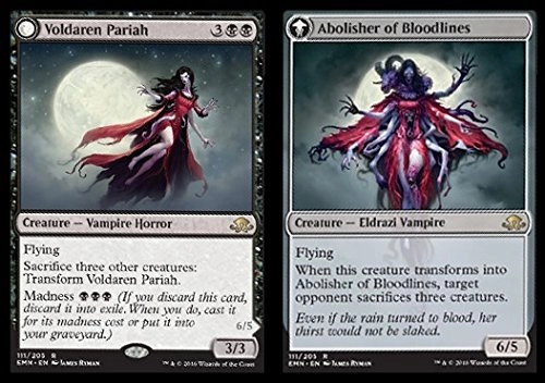 Magic: the Gathering Voldaren Pariah // Abolisher of Bloodlines 111/205