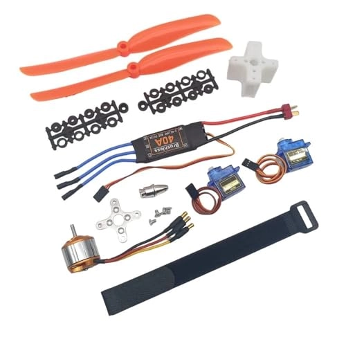 Brushless Motor - KV1400 40A XT60 + Propeller + SG90 9G Servo - 9G