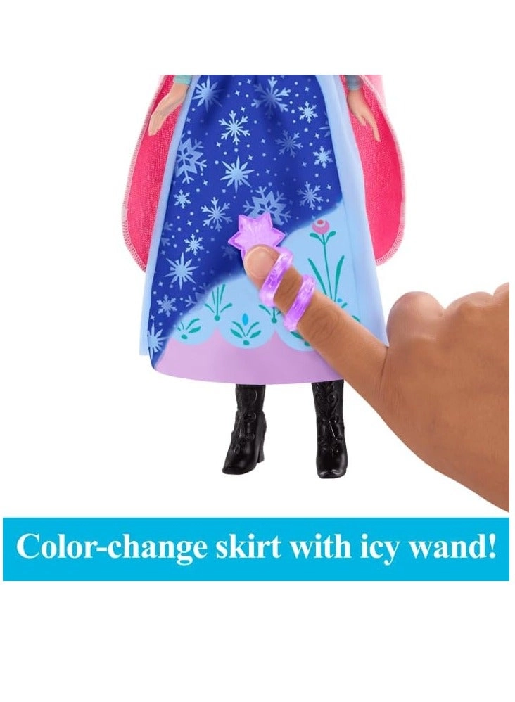 Anna Fashion Doll - Color-Change Skirt Removable Cape