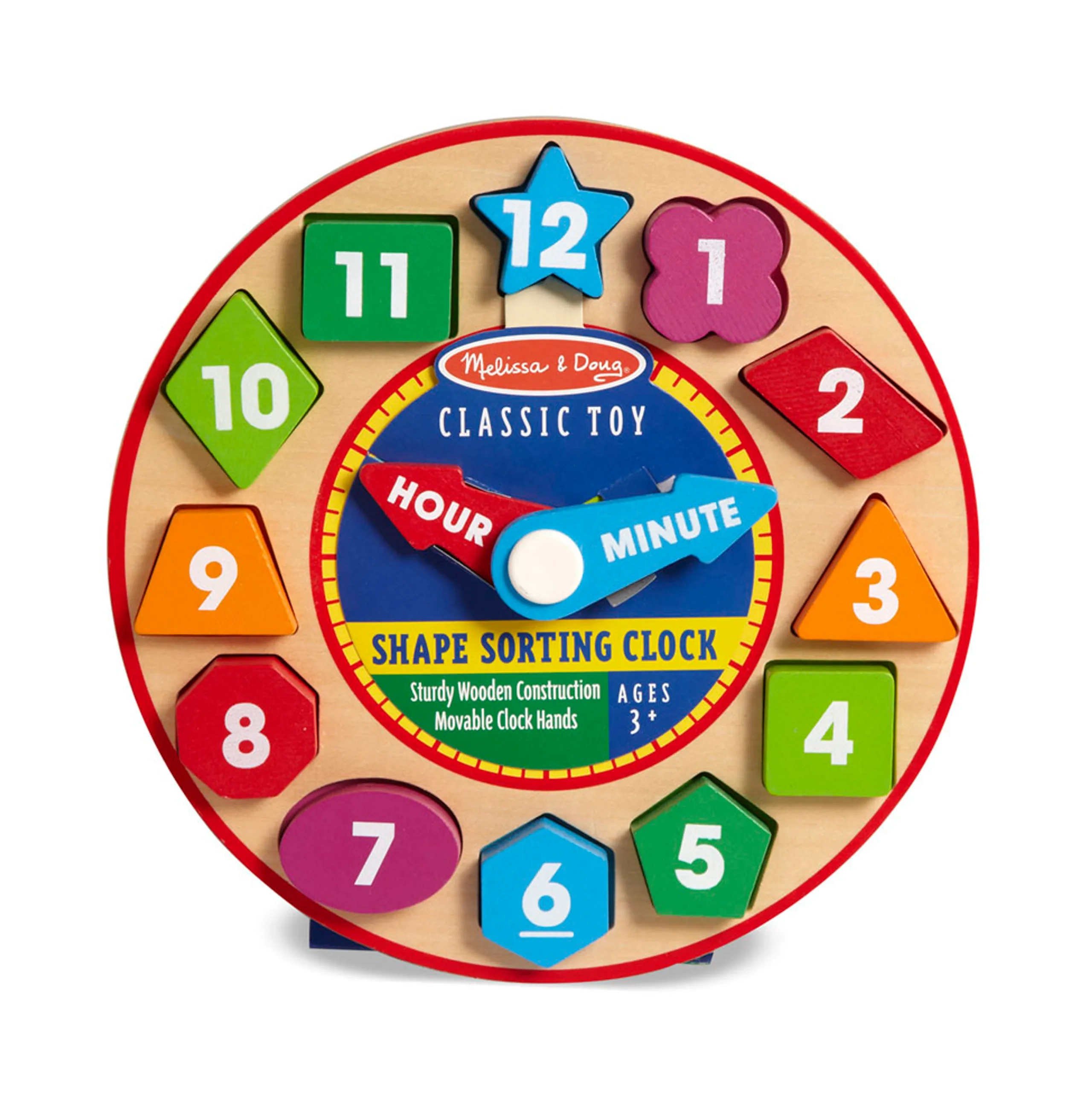 Shape Sorting Clock - 3+ Years 12 piece(s)