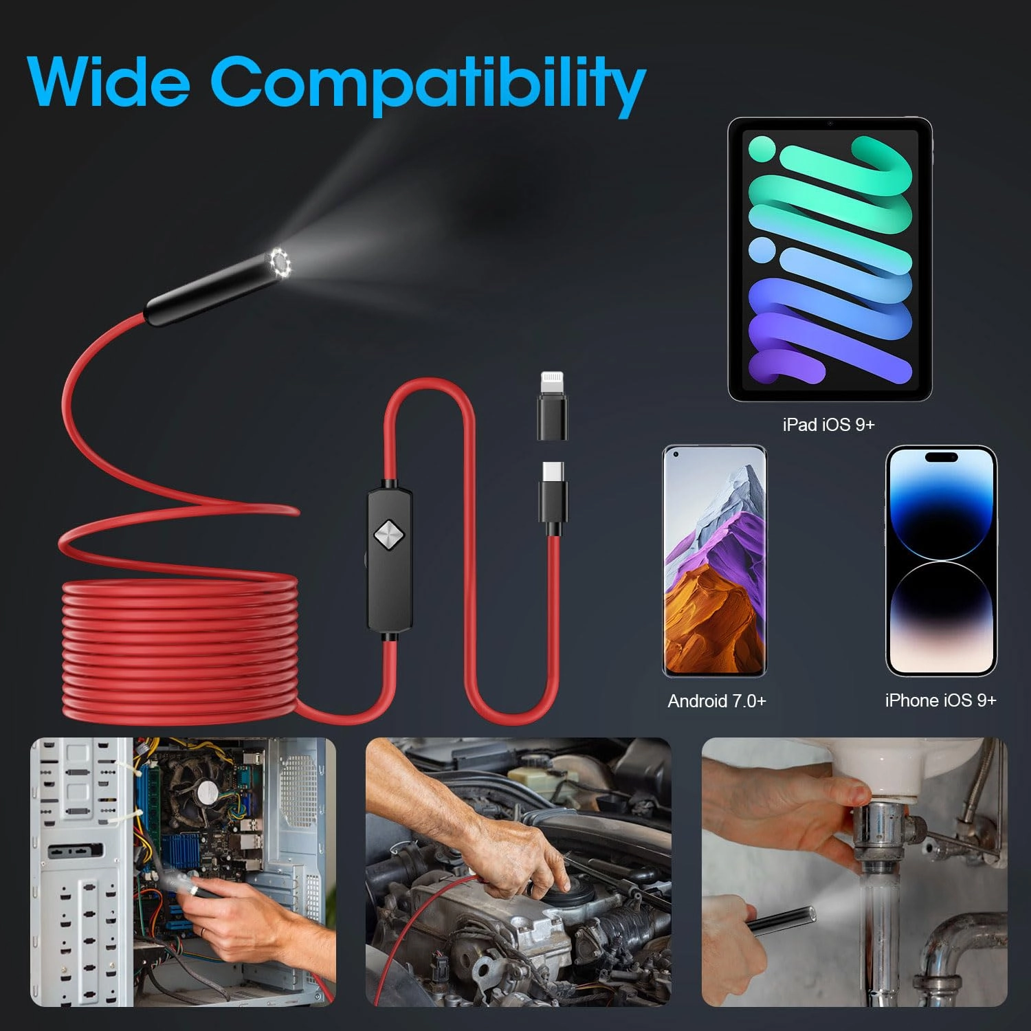 Endoscope - 7.9mm 16.4FT