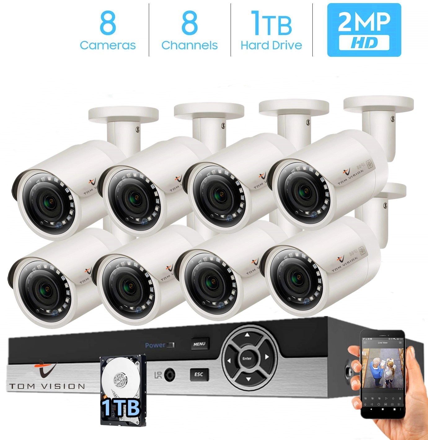 2K Security Camera System