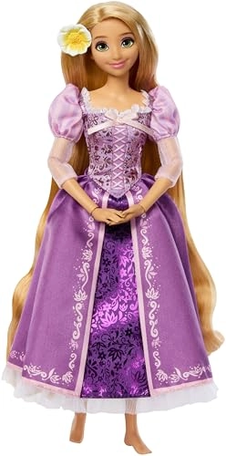 Rapunzel Fashion Doll - Removable Dress Flower Hair Clip 11 Articulated Joints