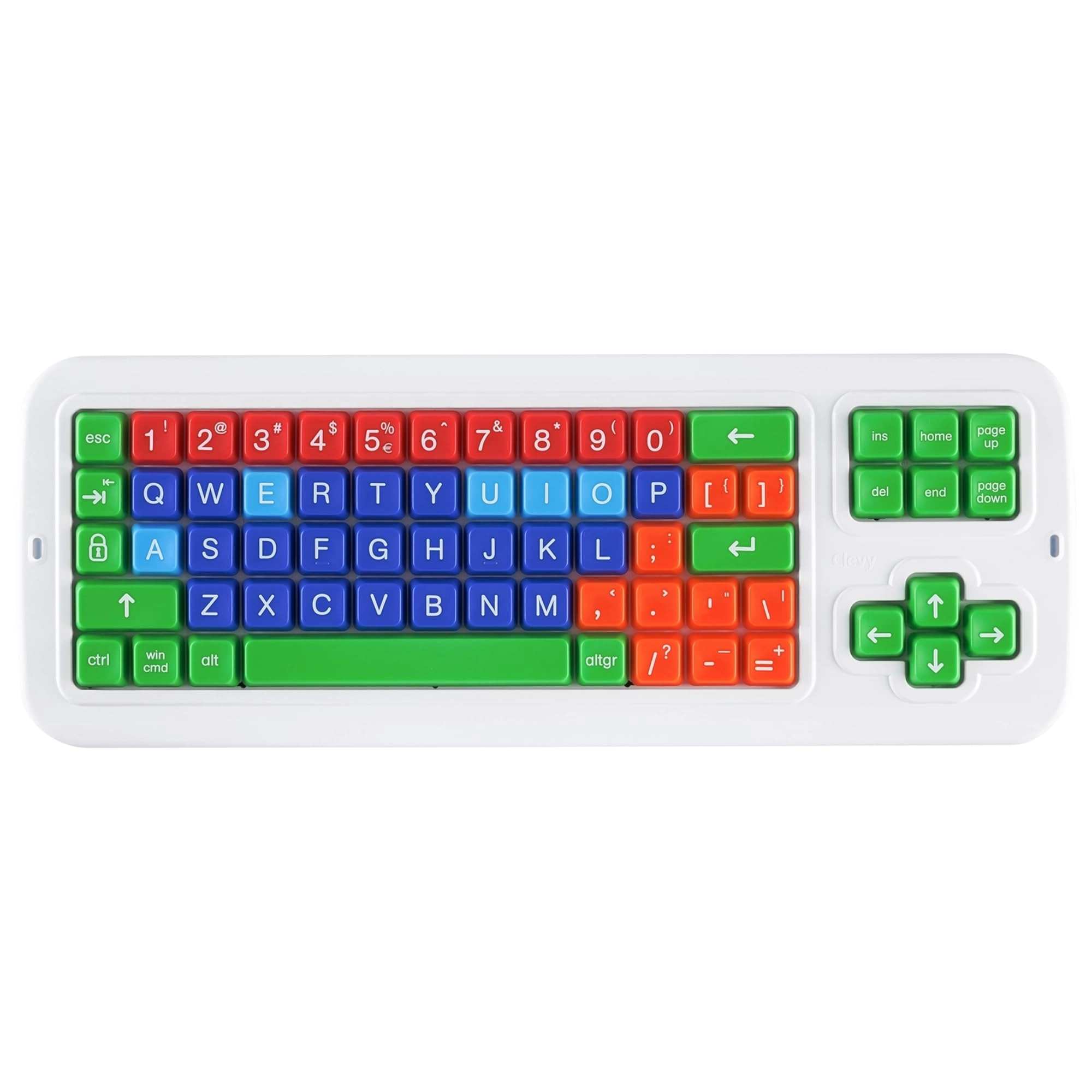 Clevy Colored Keyboard - QWERTY Wired