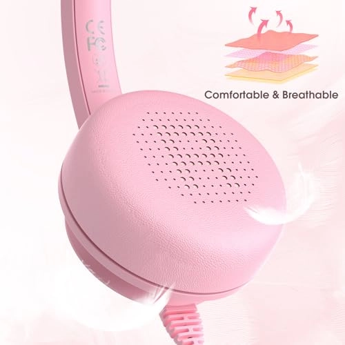 USB Headset with Microphone for PC Wired Headset