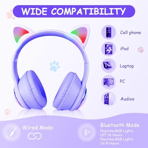 Kids Bluetooth Headphones Wireless Headphone