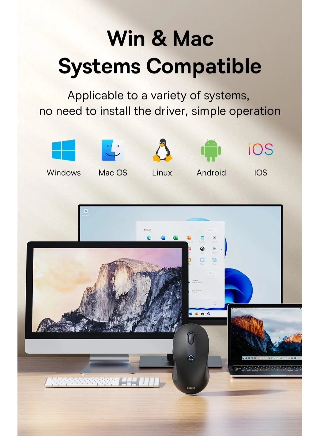 F02 Ergonomic Mouse - Wireless