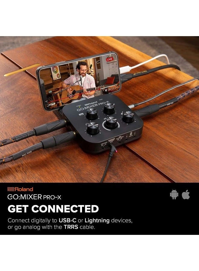 GO:MIXER PRO X - mix up to seven audio input sources