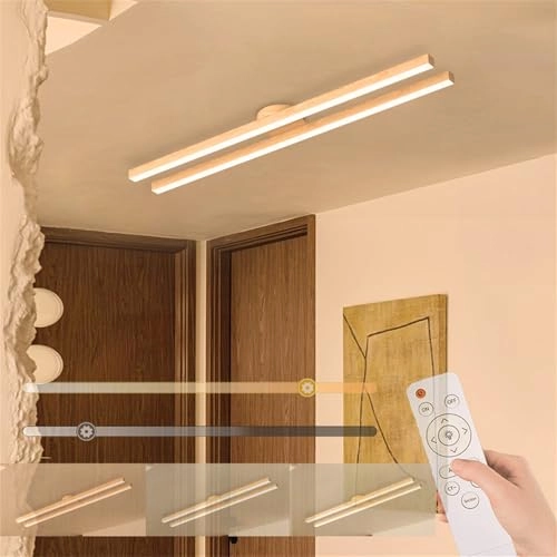 Modern Long LED Dimmable Ceiling Light - 2700K/4500K/6500K