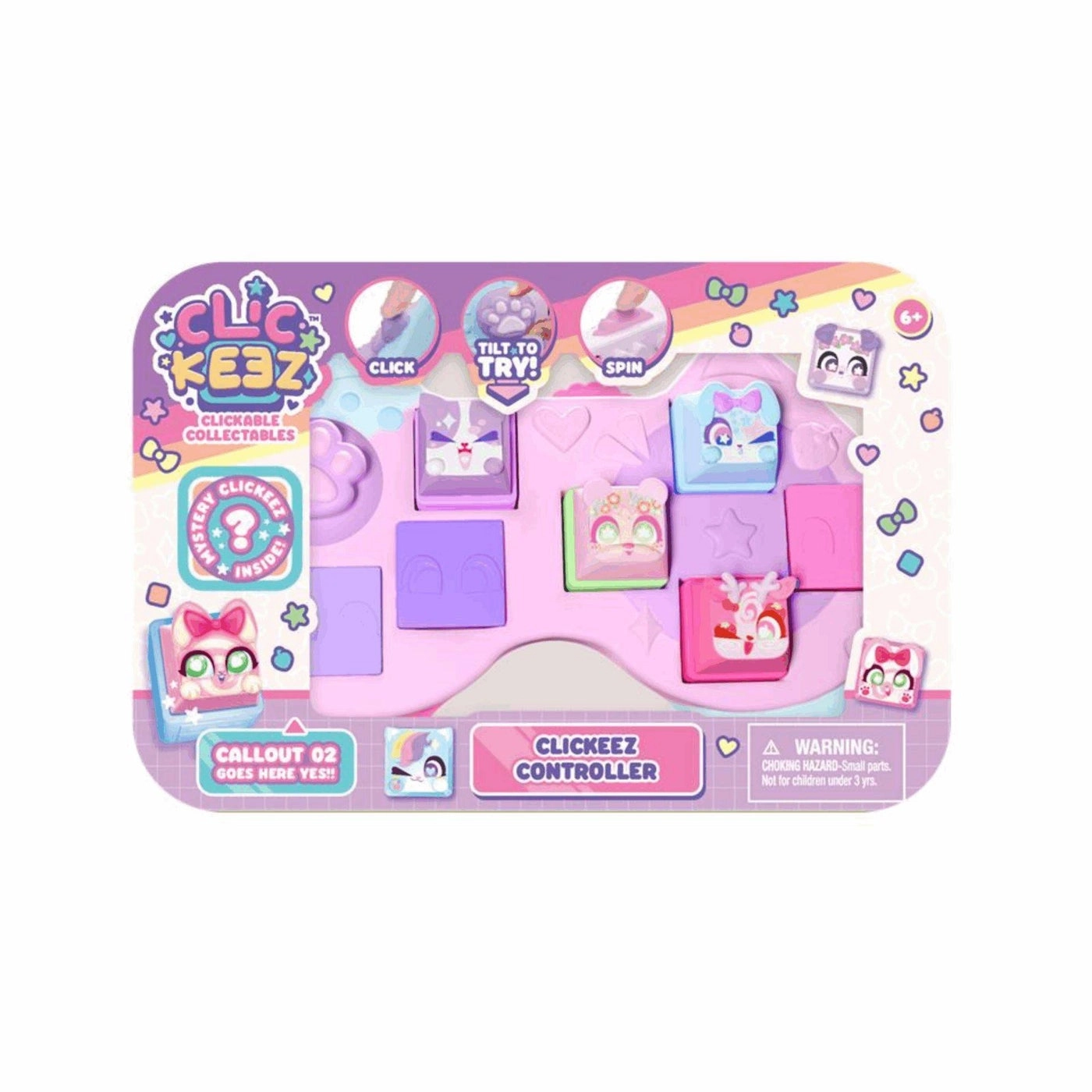 Clickeez Clickable Controller Clickeez characters - 6 years+